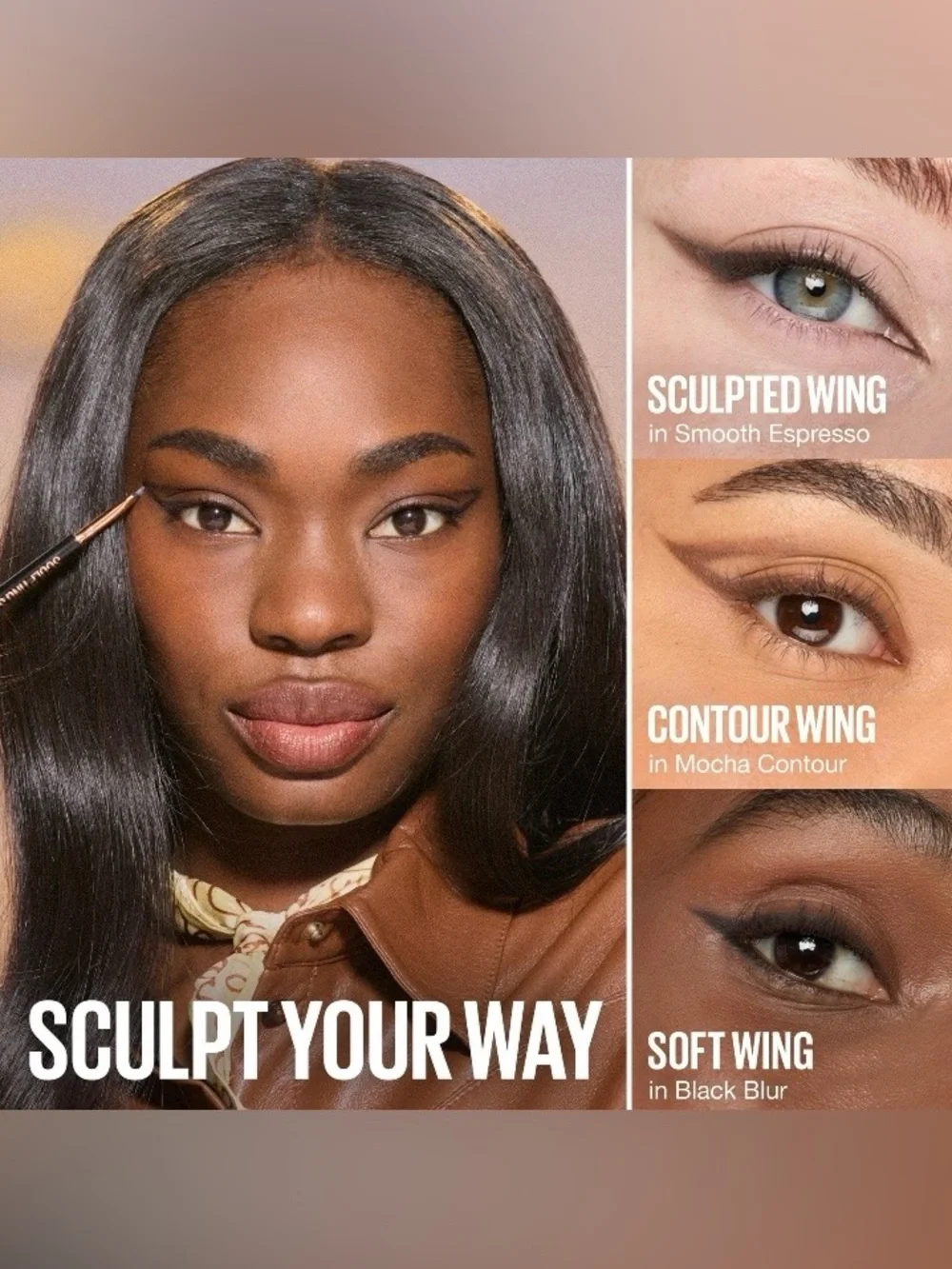 💞 New Maybelline Sculpting Stix Dual-Ended Eye Liner Pencil in Black